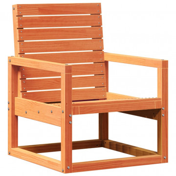 Set mobilier grădină, 3 piese, maro ceruit, lemn masiv pin - Img 4