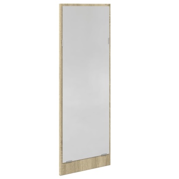 Set mobilier pentru hol, 4 piese, stejar sonoma, lemn prelucrat - Img 7
