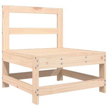 Set mobilier relaxare de grădină, 4 piese, lemn masiv de pin - Img 3