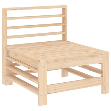 Set mobilier relexare de grădină, 6 piese, lemn masiv de pin - Img 4