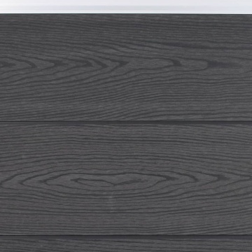 Set panouri pentru gard, gri, 180x186 cm, WPC - Img 4