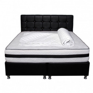 Set Saltea Super Lux Ortopedica Iris 160x200x26 plus Husa hipoalergenica - Img 1