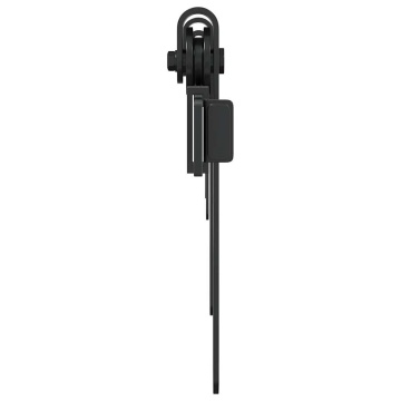 Set uși glisante pentru dulap 122 cm oțel carbon - Img 5