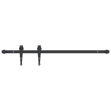 Set uși glisante pentru dulap 91 cm oțel carbon - Img 2