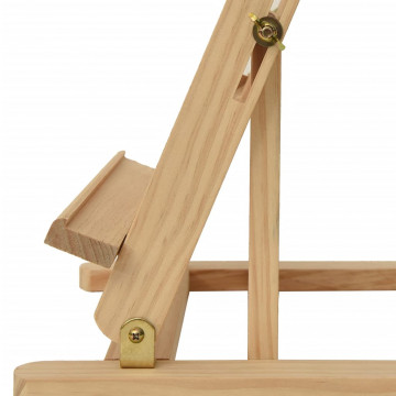 Șevalet de masă, 29,5x33x80 cm, lemn masiv de pin - Img 6