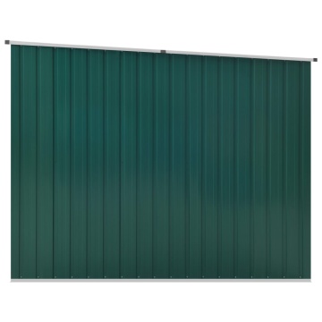 Șopron de grădină, verde, 195 x 198 x 159 cm, oțel galvanizat - Img 4