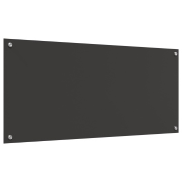 Spate de bucătărie gri închis 110x50x0,6 cm din sticlă rezistentă - Img 4