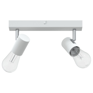 Spotlight de Plafon Reglabil pe Două Direcții Alb E27 - Img 3