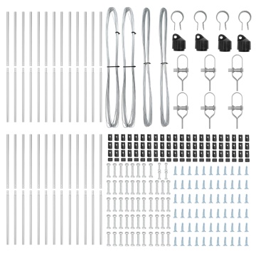 Stâlpi de gard 26 buc Ø32 mm 170 cm Oțel galvanizat - Img 3