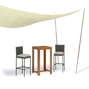 Stâlpi telescopici cort, 2 buc., lungime 170-255cm, oțel zincat - Img 5