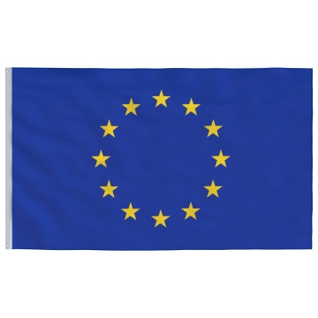 Steag Europei și stâlp din aluminiu, 6,23 m - Img 4