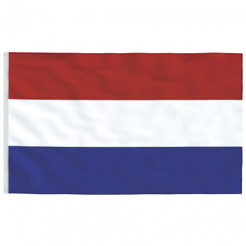 Steag Olanda și stâlp din aluminiu, 6,23 m - Img 4