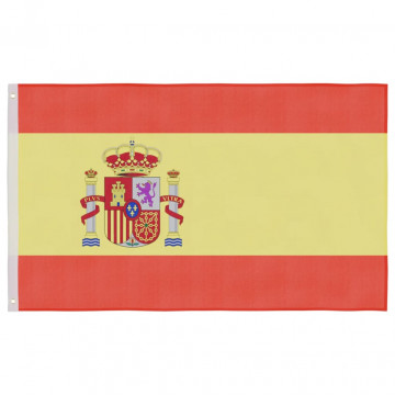 Steag Spania și stâlp din aluminiu, 6,23 m - Img 4