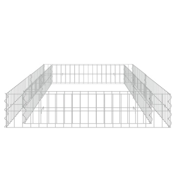 Strat înălțat de gabion, 200x100x20 cm, oțel galvanizat - Img 4