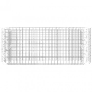 Strat înălțat gabion, 260x50x100 cm, fier galvanizat - Img 3