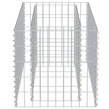 Strat înălțat gabion, 90 x 50 x 50 cm, oțel galvanizat - Img 5