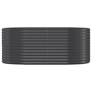 Strat înălțat grădină 175x100x68 cm oțel vopsit electrostatic - Img 3