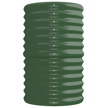Strat înălțat grădină 224x40x68 cm oțel vopsit electrostatic - Img 4