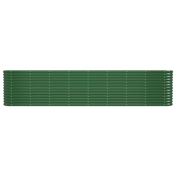 Strat înălțat grădină 332x40x68 oțel vopsit electrostatic - Img 3