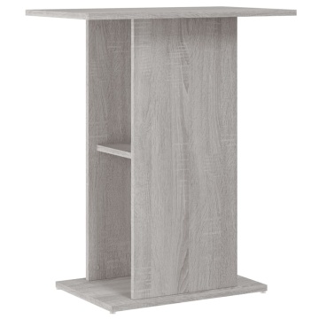 Suport acvariu, gri sonoma, 60,5x36x72,5 cm, lemn prelucrat - Img 2