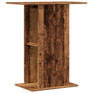 Suport de acvariu, lemn vechi, 36x60,5x72,5 cm, lemn prelucrat - Img 2