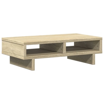 Suport de monitor, stejar sonoma, 50x27x15 cm, lemn prelucrat - Img 2