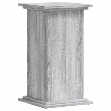 Suport de plante, sonoma gri, 33x33x60 cm, lemn prelucrat - Img 2