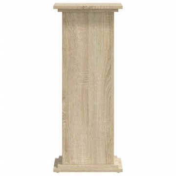 Suport de plante, stejar sonoma, 33x33x80 cm, lemn prelucrat - Img 4