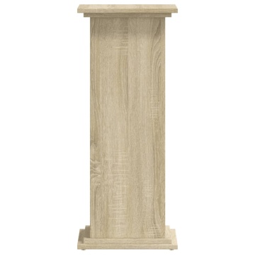 Suport de plante, stejar sonoma, 33x33x80 cm, lemn prelucrat - Img 8