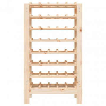 Suport de vinuri, 61,5x30x107,5 cm, lemn masiv de pin - Img 8