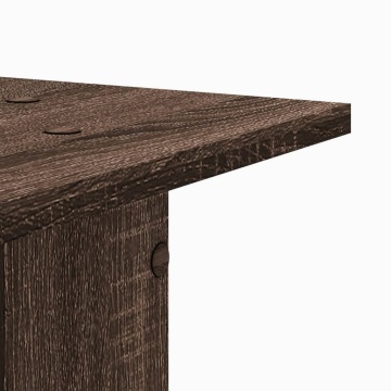 Suport difuzoare 2 buc. stejar maro 30x30x40 cm lemn prelucrat - Img 6
