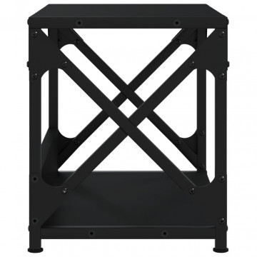 Suport imprimantă 2 niveluri negru 44x26x31,5 cm lemn prelucrat - Img 8