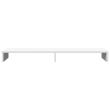 Suport monitor, alb, 100x27x10 cm, lemn prelucrat - Img 4