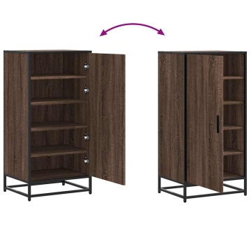 Suport pantofi Stejar maro 48x38x97,5 cm Lemn prelucrat - Img 7