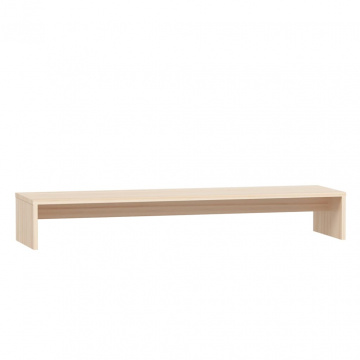 Suport pentru monitor, 100x27x15 cm, lemn masiv de pin - Img 2