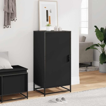 Suport pentru pantofi negru 48x38x97,5 cm Lemn prelucrat - Img 3