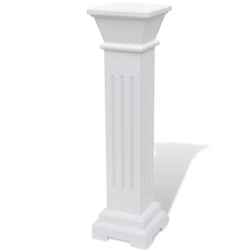 Suport pentru plante tip stâlp, pătrat, clasic, MDF - Img 2