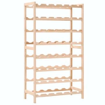 Suport sticle de vin, lemn de cedru, 57,5 x 28 x 102 cm - Img 1