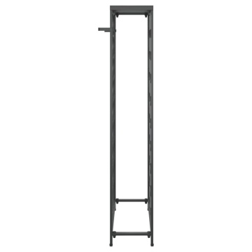 Suport sticle vin, 45 de sticle negru 54x18x100 cm fier forjat - Img 4
