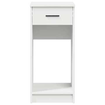 Suport turn pentru computer cu sertar alb 35x45x77 cm - Img 8