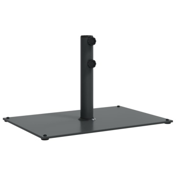 Suport umbrelă pentru stâlpi Ø32/38/48 mm, 15 kg, dreptunghi - Img 2