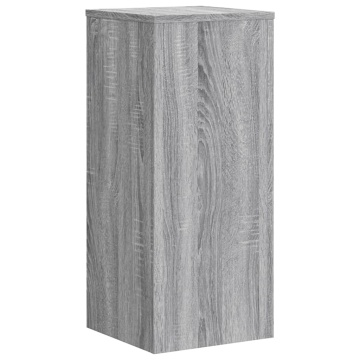 Suporturi de plante 2 buc. gri sonoma 30x30x70cm lemn prelucrat - Img 4
