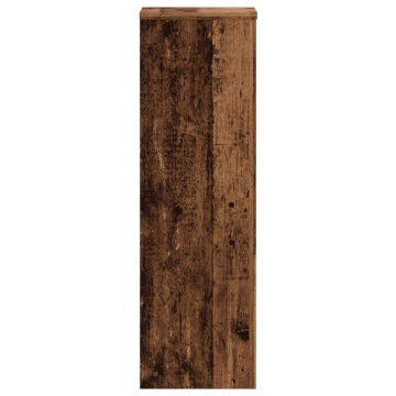 Suporturi de plante 2 buc. lemn vechi 25x25x80cm lemn prelucrat - Img 8