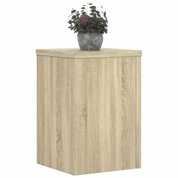Suporturi de plante, 2 buc., stejar sonoma, 20x20x30 cm - Img 3