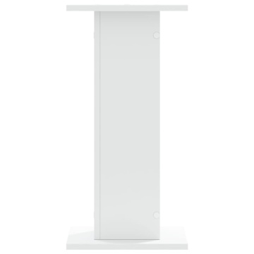 Suporturi difuzoare, 2 buc., alb, 30x30x60 cm, lemn prelucrat - Img 4