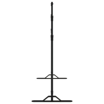 Suporturi pentru fundal, 2 buc., negru, 305x243 cm, oțel - Img 8