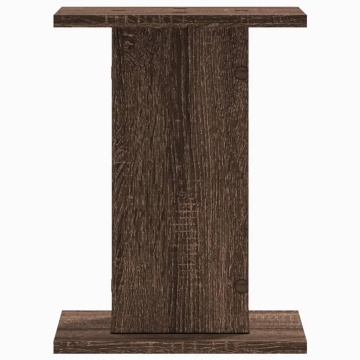 Suporturi plante 2 buc. stejar maro 30x30x40 cm lemn prelucrat - Img 5