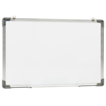 Tablă magnetică albă cu ștergere uscată 60x40 cm oțel - Img 3