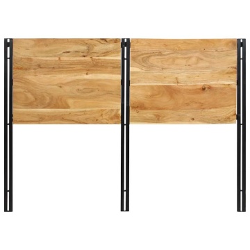 Tăblie 140 cm lemn masiv de salcâm și fier - Img 4