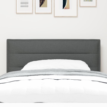 tăblie cu design pe linii gri închis 90 cm din țesătură - Img 3